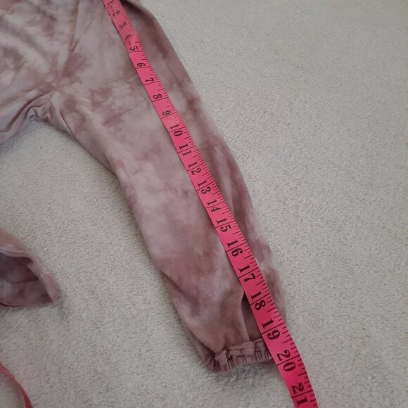 Johnny Was Calme Women's Size M Mauve Tie Dye Bohemian Organic Cotton Blend Top - Picture 10 of 11